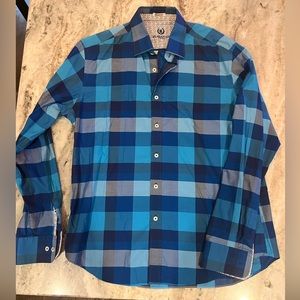 Men’s size Large Bugatchi long sleeve casual dress shirt